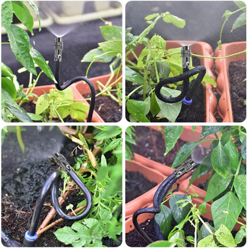 🚿360° curved garden automatic irrigation system