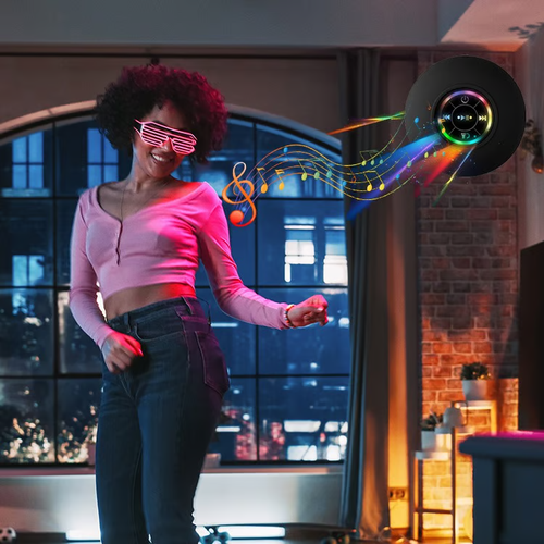 🔥🔥 Mini Bluetooth Waterproof Speaker with LED light🔊