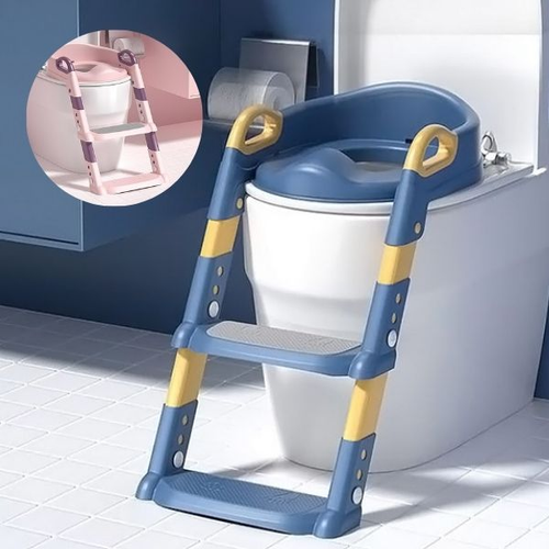 Toilet Seat for Kids with Steps | KIDDISTEP