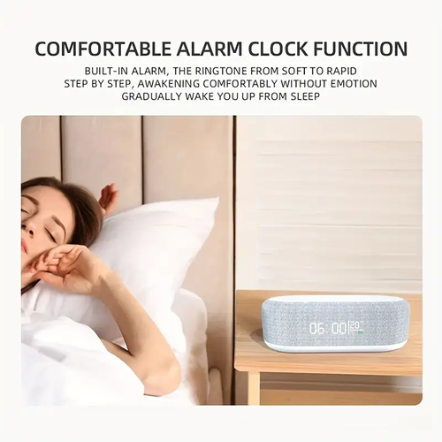 🔥Colorful Light Bluetooth Wireless Charger All-in-one Wireless Charger with Clock Alarm Wireless Charger