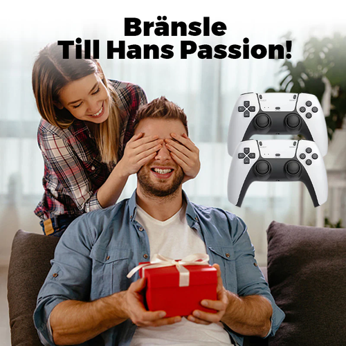 Black and White Classic Home Retro Dual Game Sticks - Relive the Arcade Era