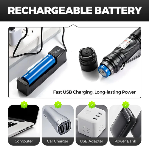 🔥Factory Direct Sales🔥Color Patterned Laser Flashlight