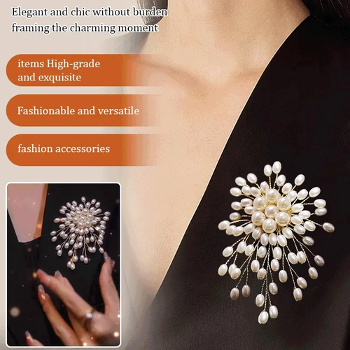 Women's High-end Exquisite Handmade Pearl Brooch