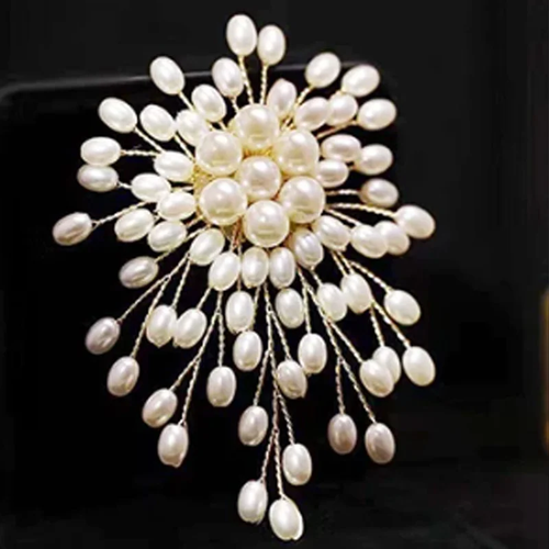 Women's High-end Exquisite Handmade Pearl Brooch
