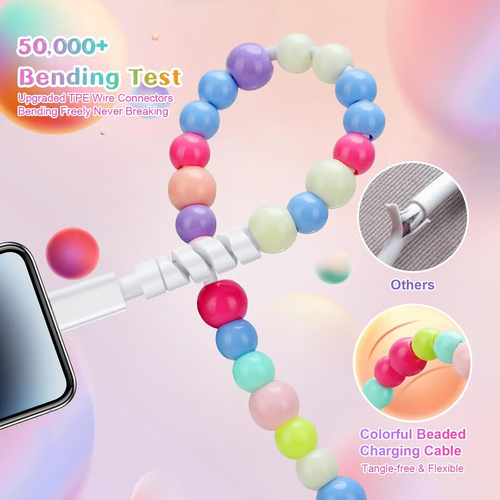 ⚡2 in 1- Colorful charger cable