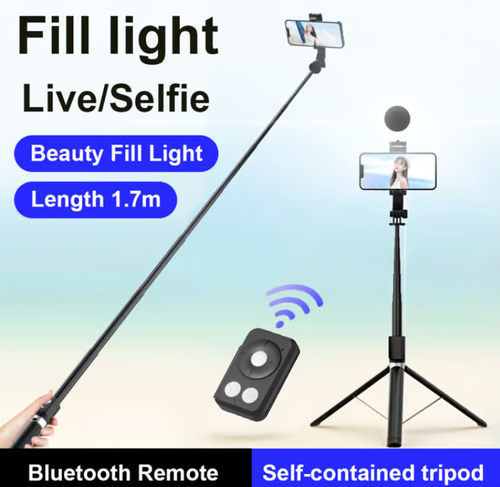 🔥New 6 in 1 Bluetooth Selfie Stick