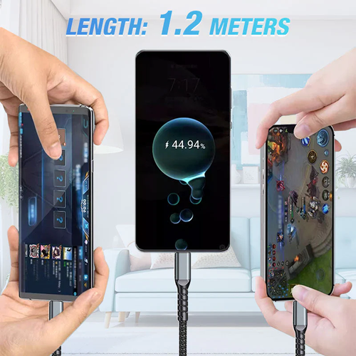 Transparent Light-Emitting 3-in-1 Super Fast Charging Cable