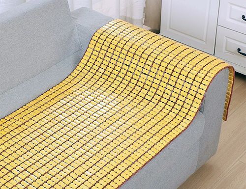 Bamboo Bed Mat,Cool Summer Sleeping Mats,Refreshing Breathable Smooth Mahjong Bamboo Mattresses,Sofa Cushion,Foldable Bedding,for Bedroom,Living Room,Sofa,Office Chair (Any size)