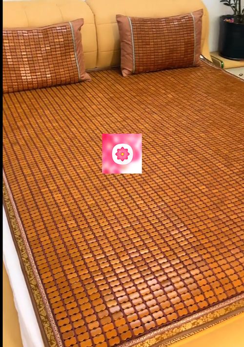 Bamboo Bed Mat,Cool Summer Sleeping Mats,Refreshing Breathable Smooth Mahjong Bamboo Mattresses,Sofa Cushion,Foldable Bedding,for Bedroom,Living Room,Sofa,Office Chair (Any size)
