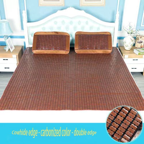 Bamboo Bed Mat,Cool Summer Sleeping Mats,Refreshing Breathable Smooth Mahjong Bamboo Mattresses,Sofa Cushion,Foldable Bedding,for Bedroom,Living Room,Sofa,Office Chair (Any size)