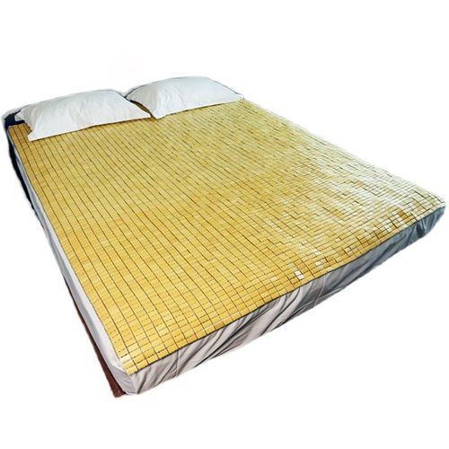 Bamboo Bed Mat,Cool Summer Sleeping Mats,Refreshing Breathable Smooth Mahjong Bamboo Mattresses,Sofa Cushion,Foldable Bedding,for Bedroom,Living Room,Sofa,Office Chair (Any size)