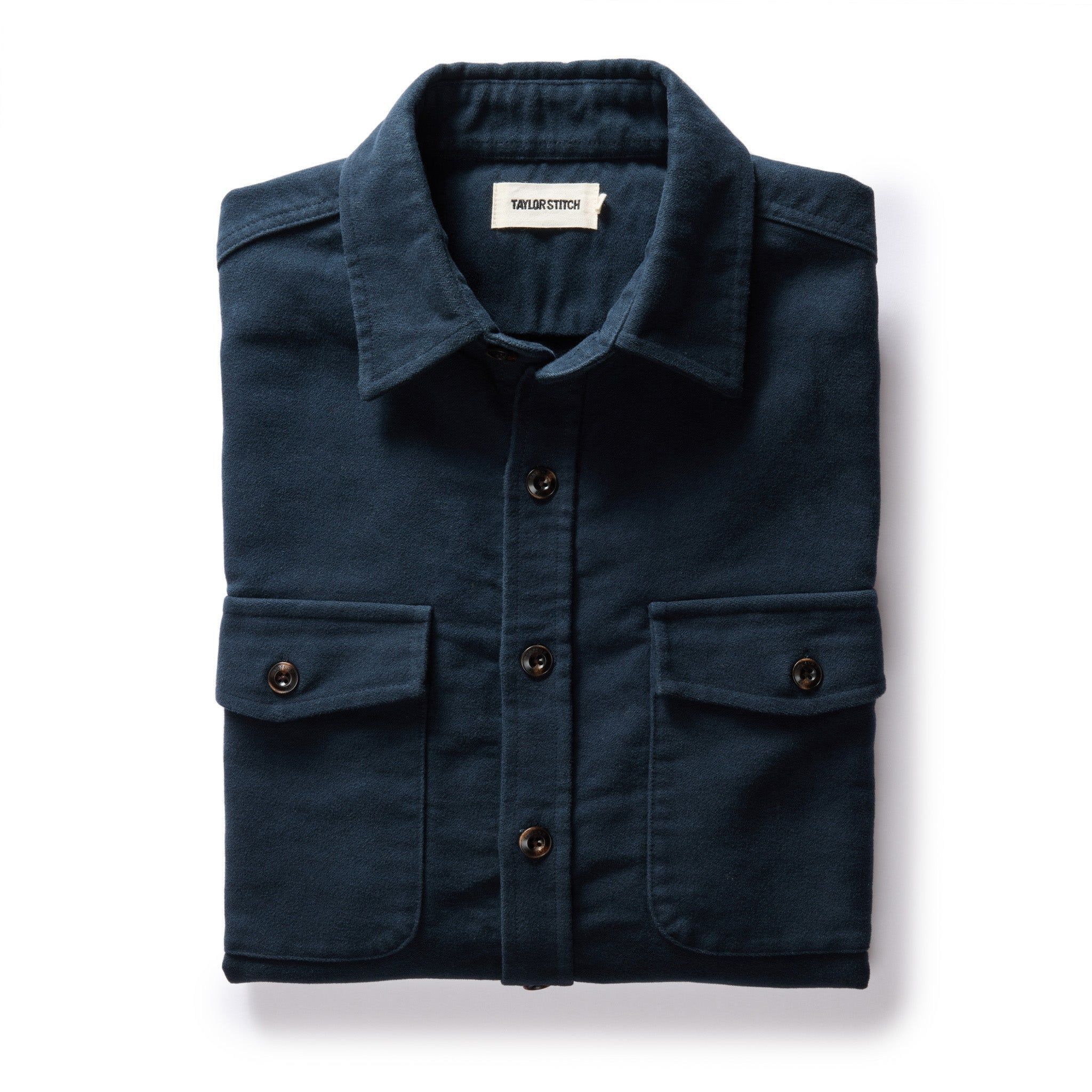 Wsrsu Maritime Shirt Jacket in Dark Navy Moleskin