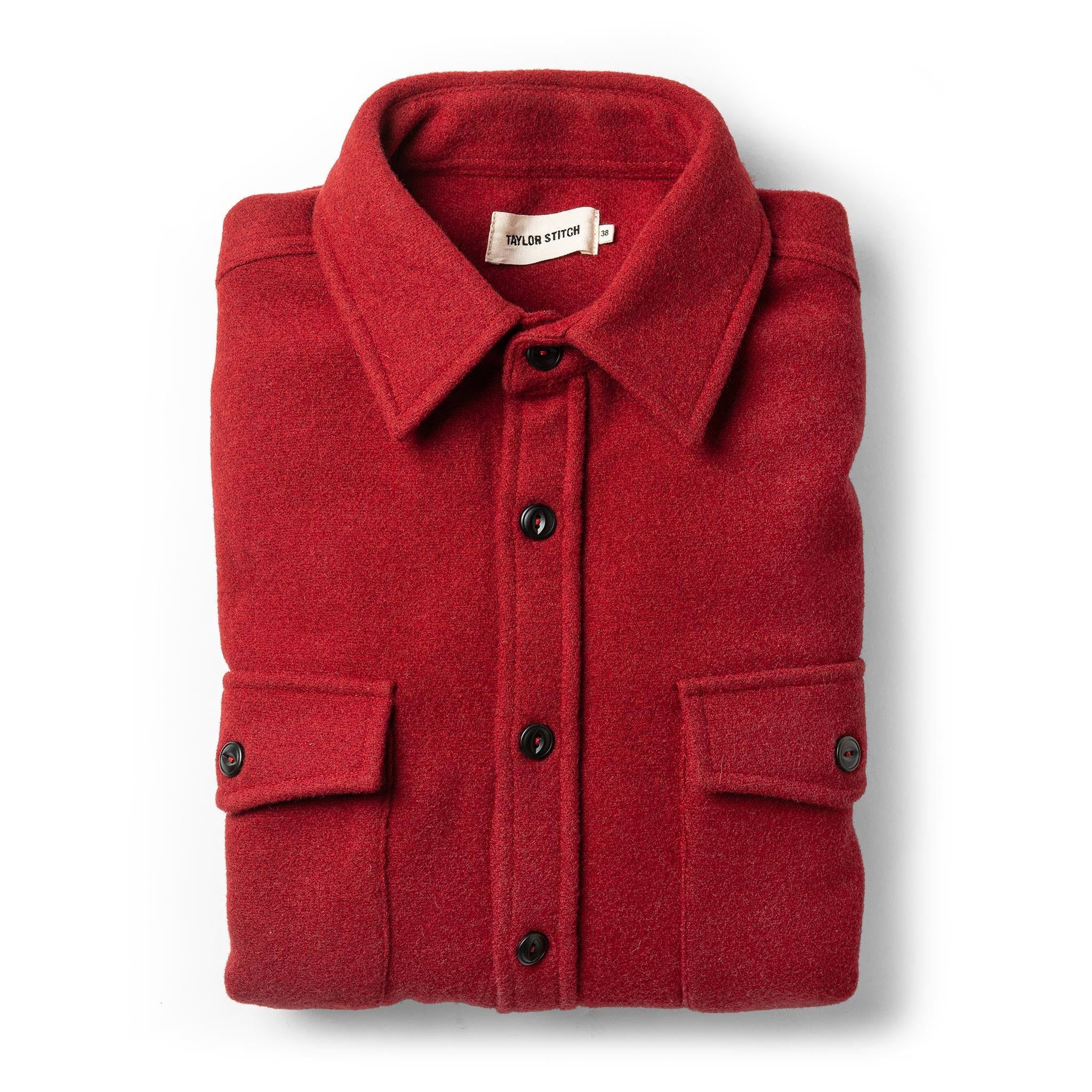 Wsrsu Maritime Shirt Jacket in Clifford Red