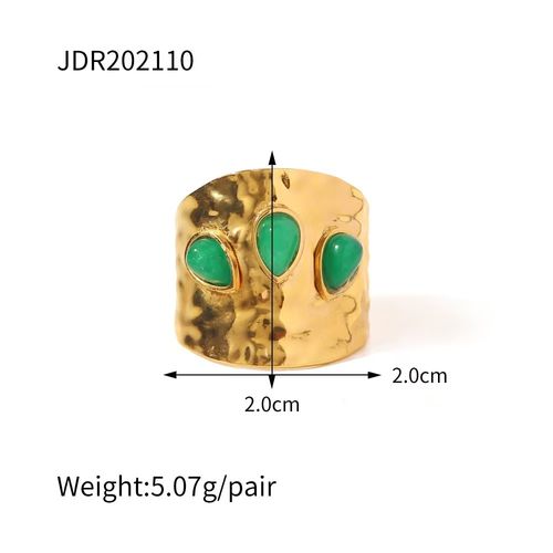 Natural Stone Open Ring