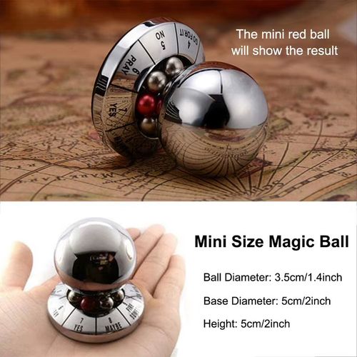 Zinc Alloy Rotatable Fortune Decision Ball
