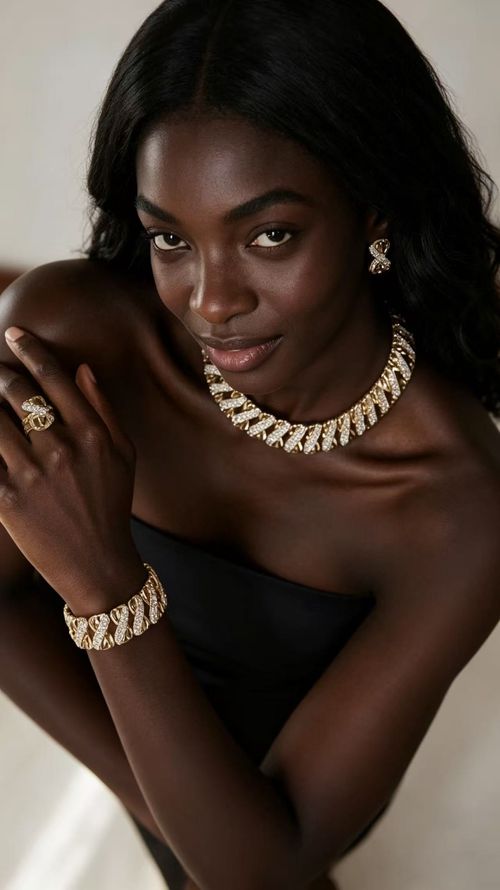 Gold-plated 4-piece Jewelry Set