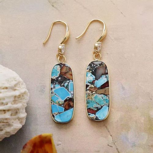 Natural Gemstone Earrings