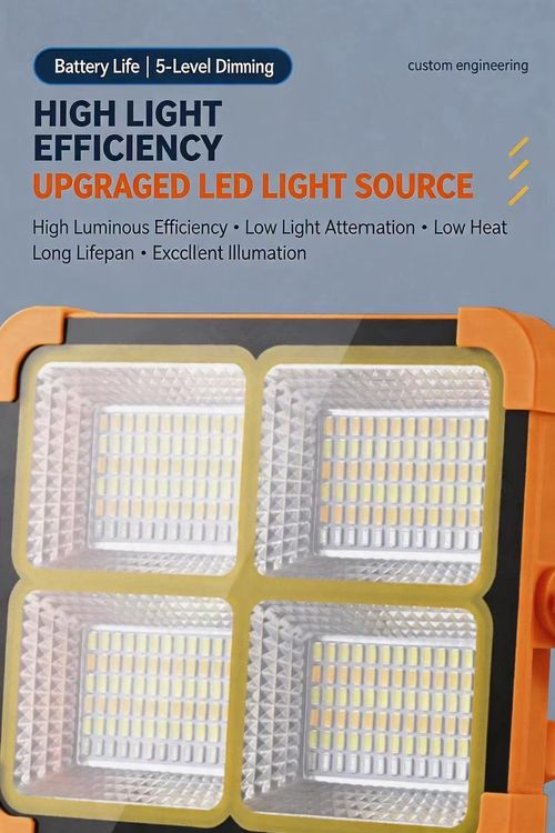 Multi-functional Solar Flood Light, Factory Direct Price