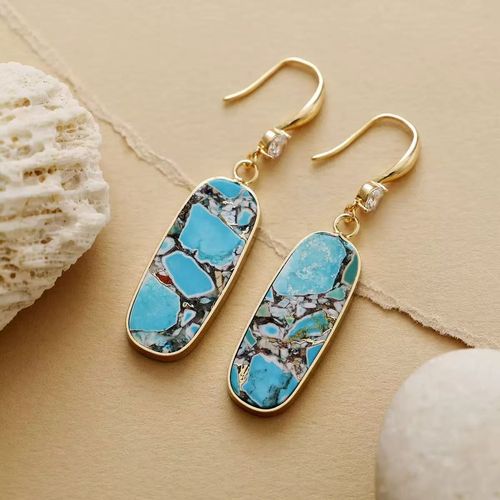 Natural Gemstone Earrings