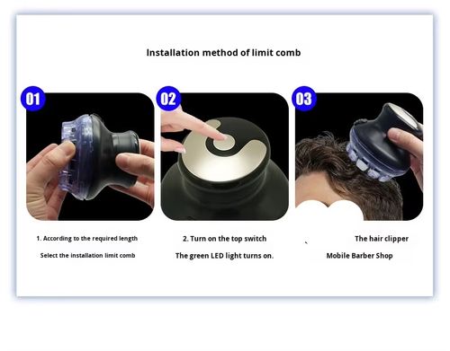 UFO Flying Saucer Men Self‑Haircut Electric Hair Clipper