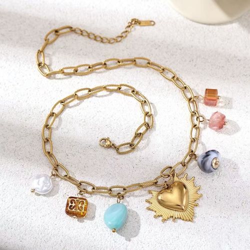 Natural Resin Necklace