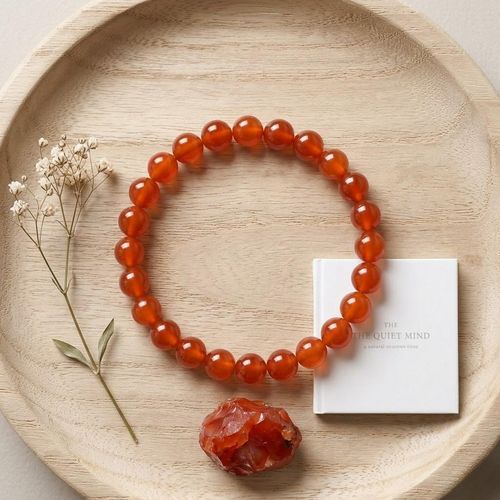 Natural Red Agate Crystal Bracelet