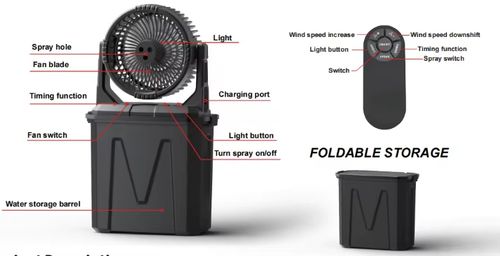 Misting Cooling Fan