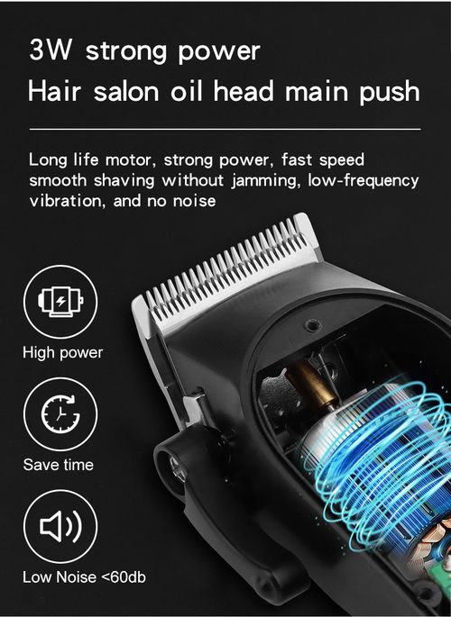 Premium Heavy Metal Hair Clipper Trimmer Set, Top Brand 10+ Years Durable Cordless Barber Kit for Ghana Men