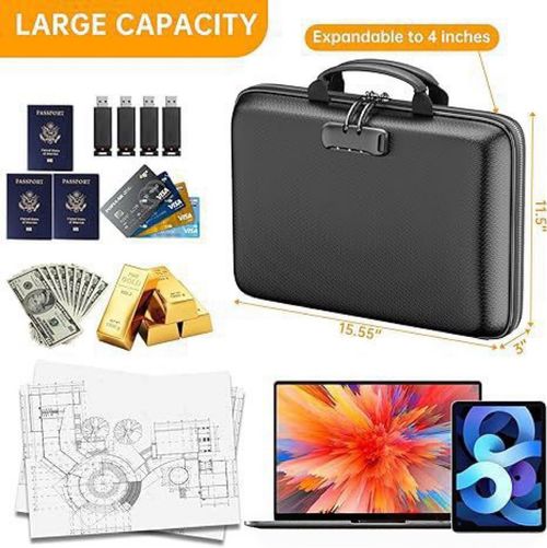 Fireproof Waterproof Anti-theft Lockable Laptop Bag