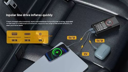 Large Capacity Wireless Universal Rechargeable Air Pump