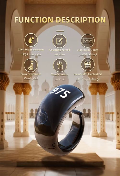 Premium Muslim Prayer Zikr Ring