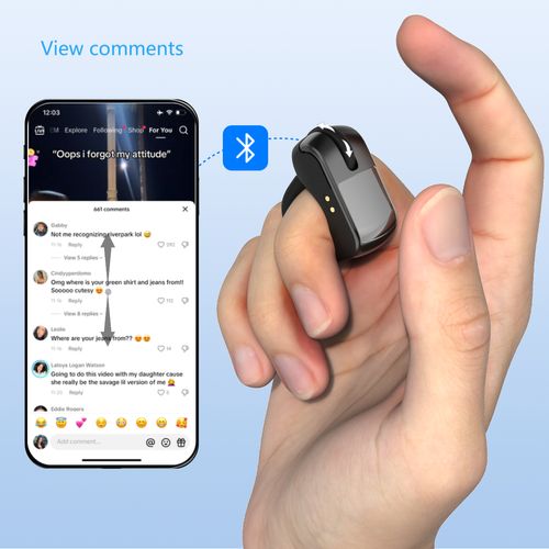 D06 Pro 3-in-1 Smart Ring Air Mouse