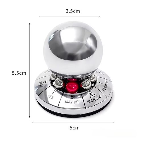 Zinc Alloy Rotatable Fortune Decision Ball