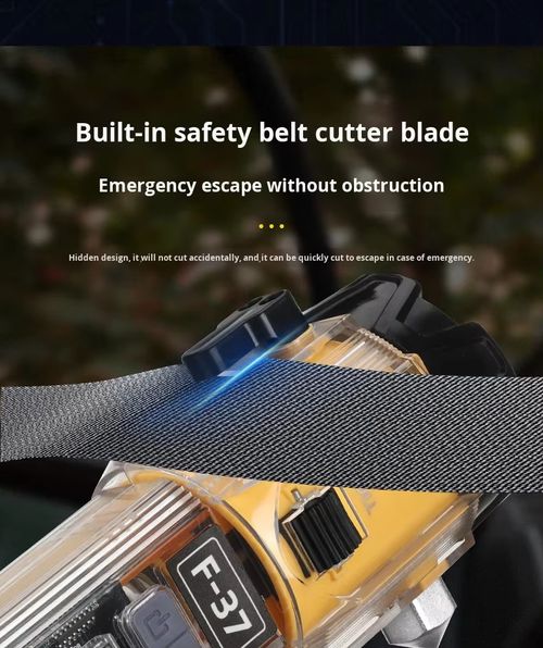 Car Safety Hammer Flashlight, Outdoor Strong Light Warning Light, Multi-functional Work Light