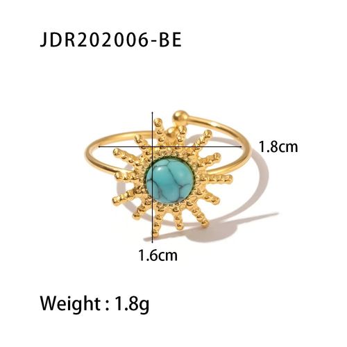 Natural Stone Open Ring