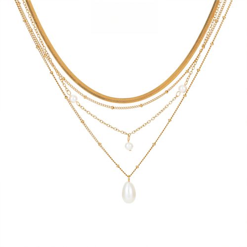 multi-layer-pearl-chain-necklace