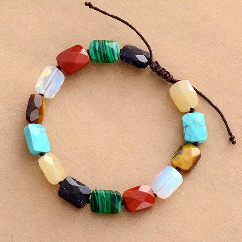 Natural Gemstone Handmade Bracelet