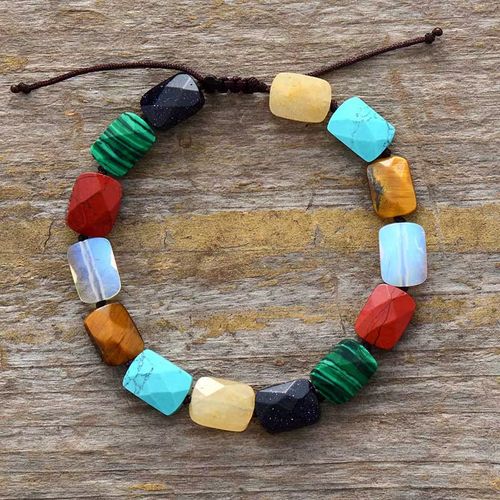 Natural Gemstone Handmade Bracelet
