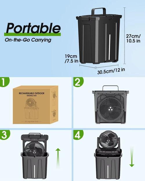 Misting Cooling Fan