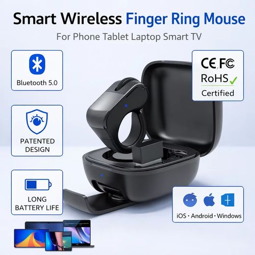 D06 Pro 3-in-1 Smart Ring Air Mouse