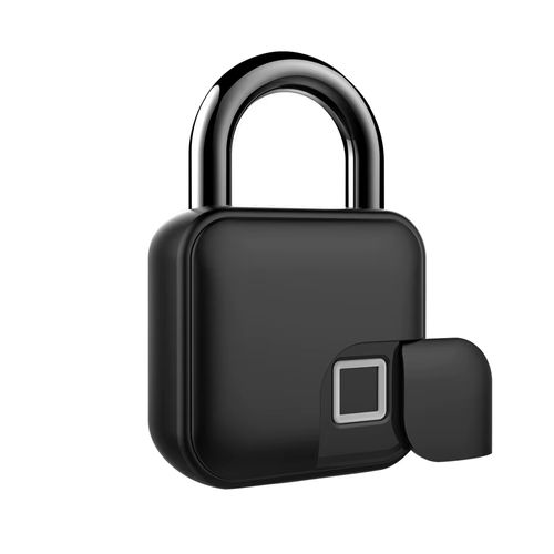 Zinc Alloy Smart Fingerprint Password Padlock Multi-scene Use