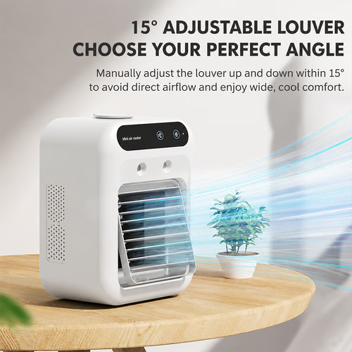 ❄️ Portable Mini Air Conditioner Fan – Personal Cooling & Humidifying System
