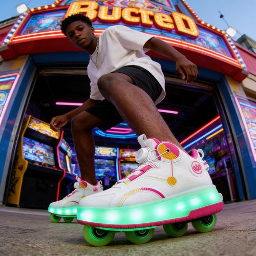 Chaussures à Roulettes Lumineuses pour Adolescents
