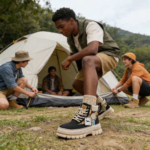 Bottes Homme Éthniques & Urbaines