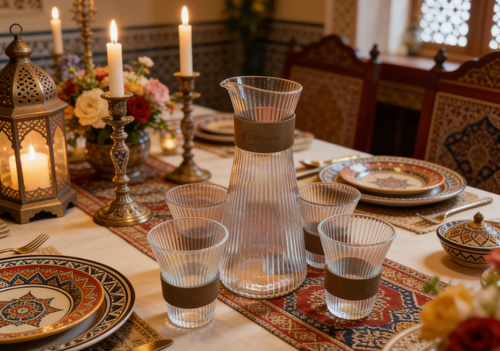 Service à eau cinq pièces طقم مياه من خمس قطع