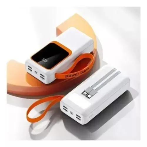 شاحن محمول بسعة 50000 مللي أمبير مع كابل USB-C مدمج