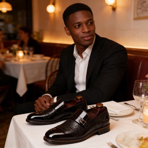 Mocassins Homme Formels Vernis