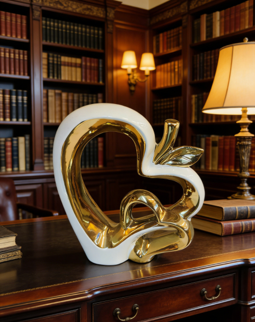 Une Pomme en Forme de Cœur pour Embellir votre Maison d'Amour et de Bonne Fortune تفاحة على شكل قلب لتزيين منزلك بالحب والحظ السعيد