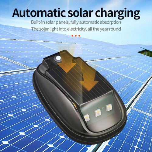 Four lights, Solar-powered navigation light, LED mouse light, modified warning light ambient light for cars and trucks.