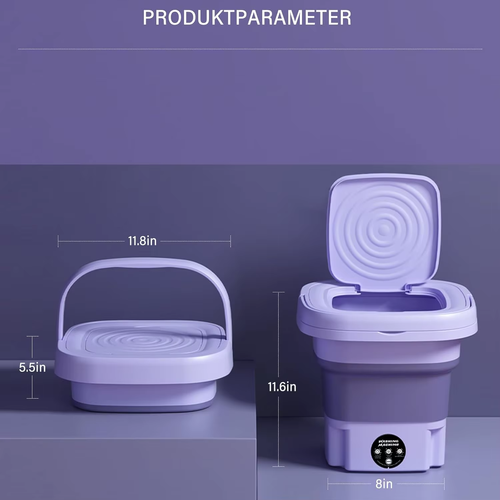 2026 Hot High Quality Foldable Mini Shoes Clothes Wash Machine Portable Small Washing Machine with Rotary Drying Mini Washer